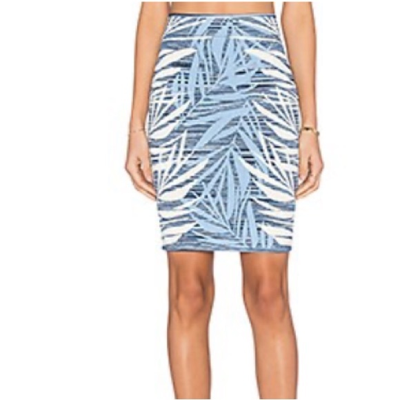 NWT BCBG Bodycon Skirt Pavel in Haze Combo Size Small